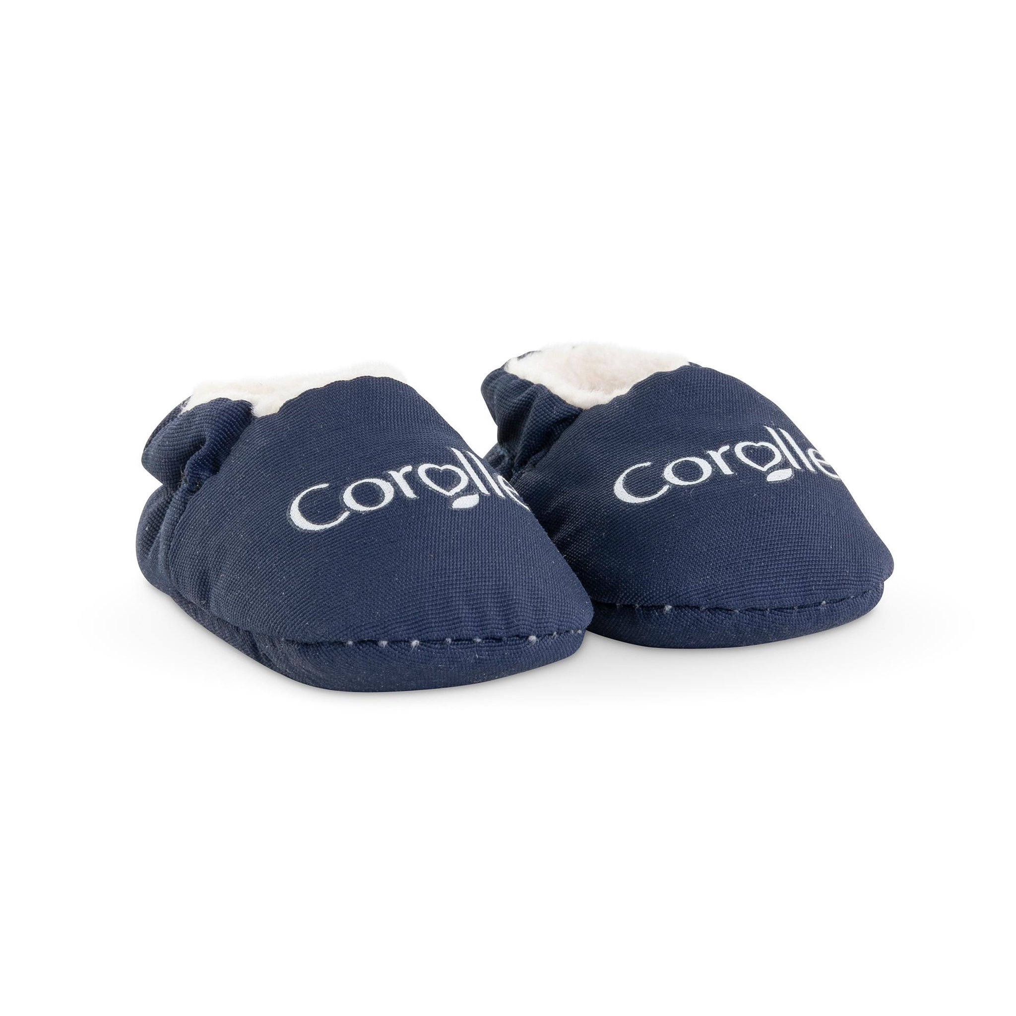 Corolle Chaussons Bleu Marine pour poupon 30 cm