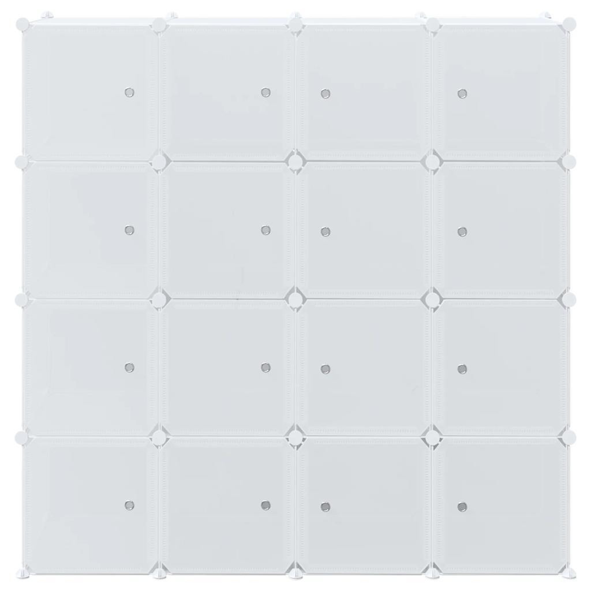 Voir la diapositive 4 : VIDAXL Cubes de rangement 16 pcs avec tiges de suspension PP