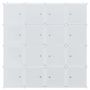Voir la diapositive 4 : VIDAXL Cubes de rangement 16 pcs avec tiges de suspension PP