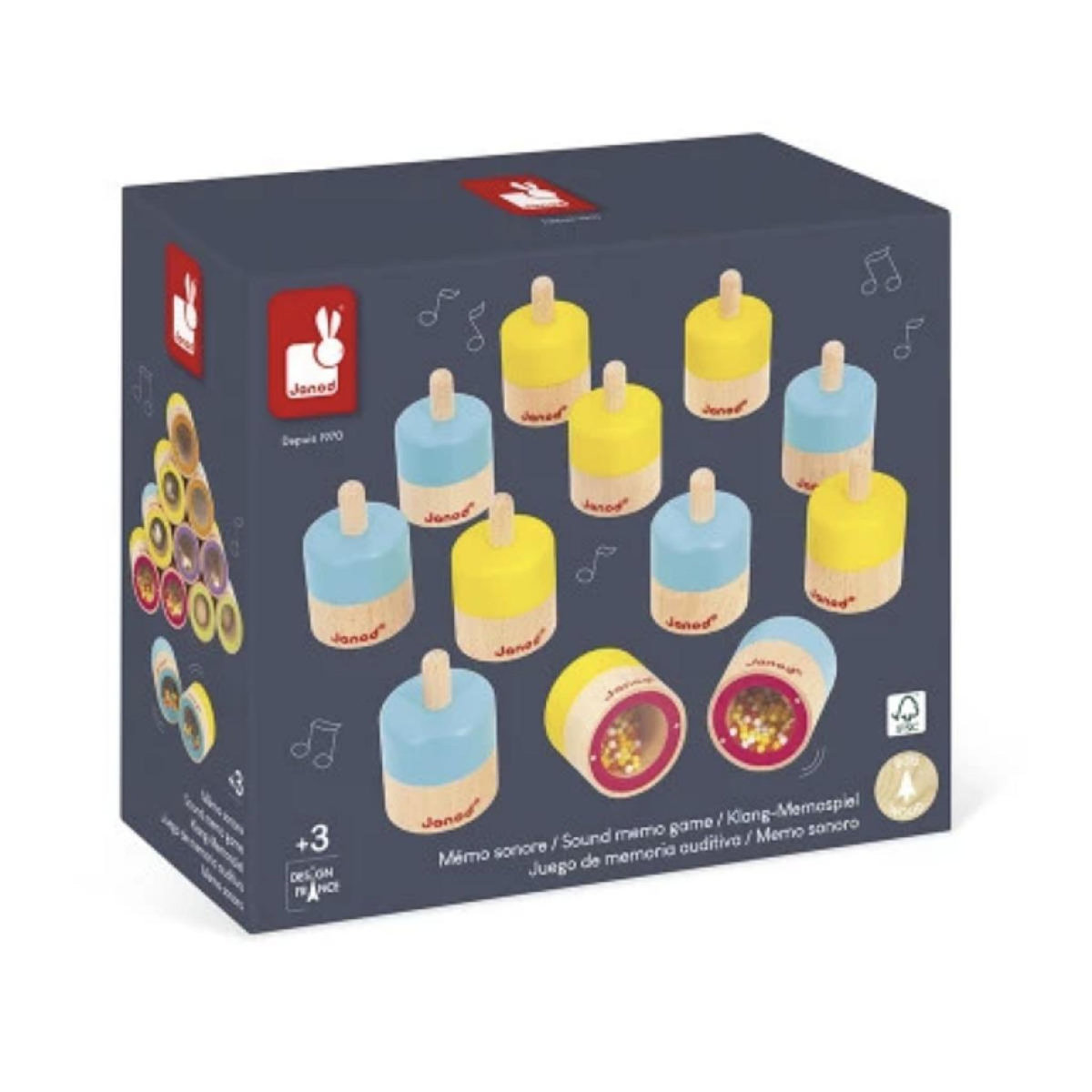 Juratoys-Janod Memo sonore - jeu sensoriel -