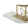 Voir la diapositive 4 : Paris Prix Miroir sur Pied en Marbre  Butterfly  39cm Or