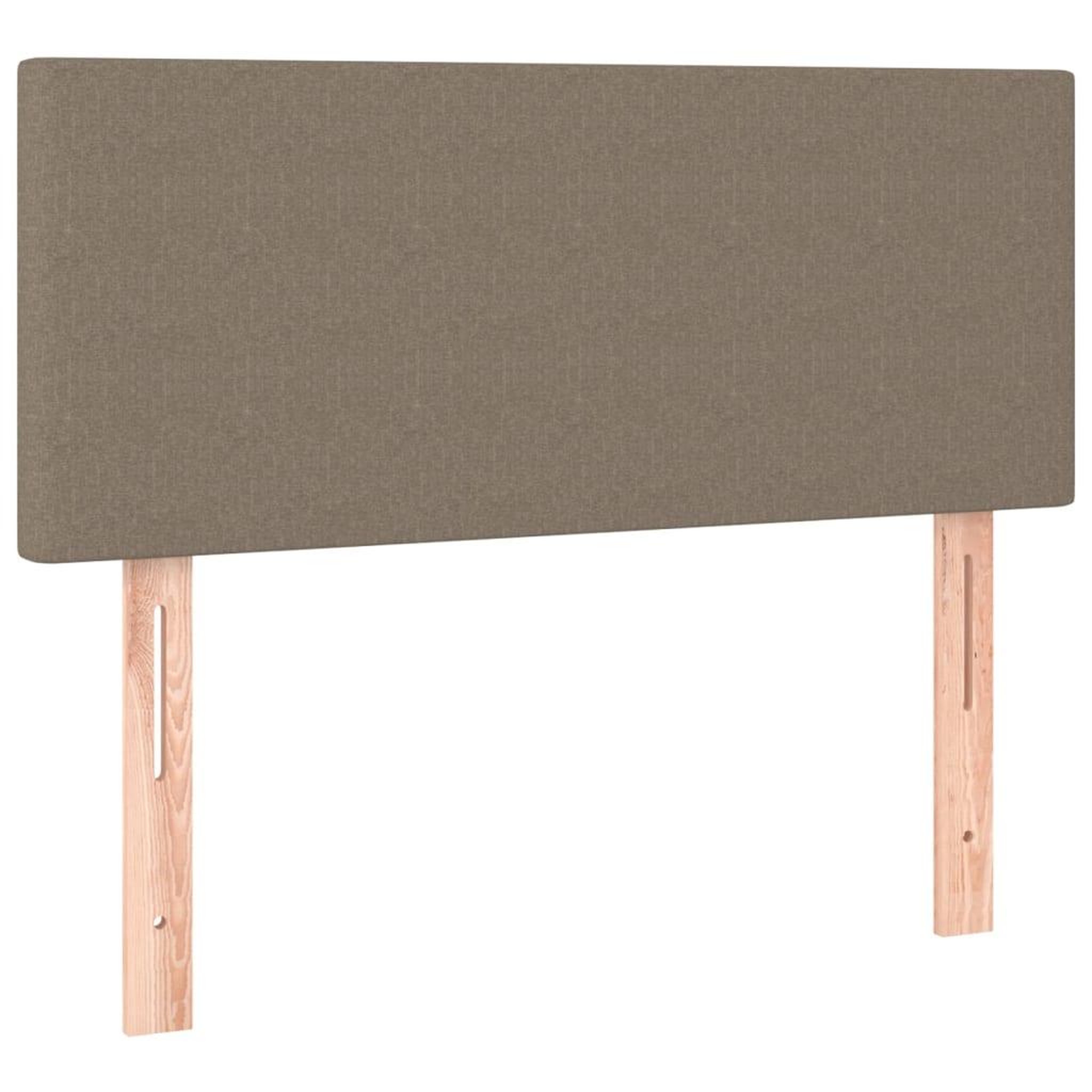 Voir la diapositive 4 : VIDAXL Tete de lit a LED Taupe 90x5x78/88 cm Tissu