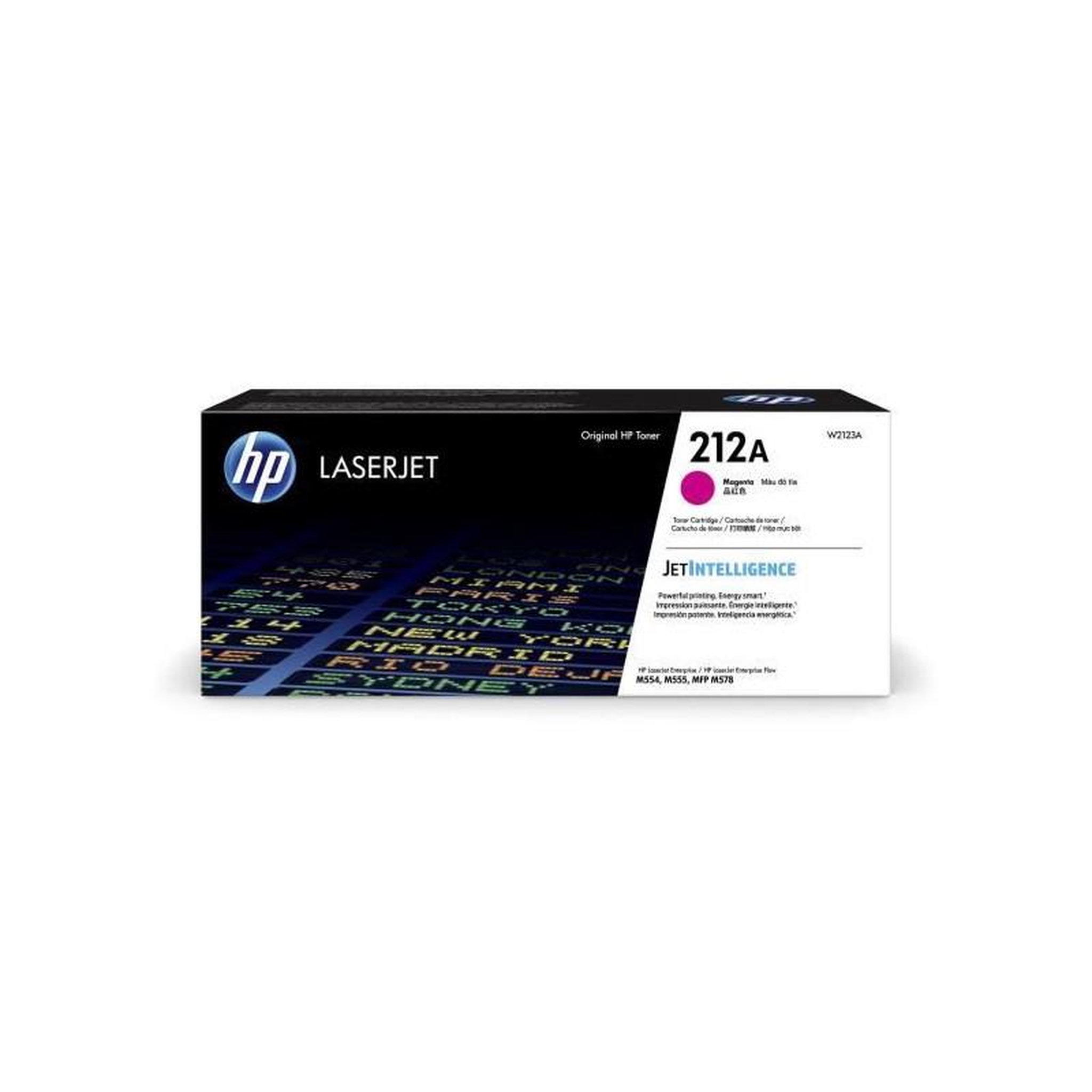 HP Cartouche de Toner HP 212A Magenta Authentique (W2123A) pour HP Color LaserJet Enterprise M555 / M554 / M578