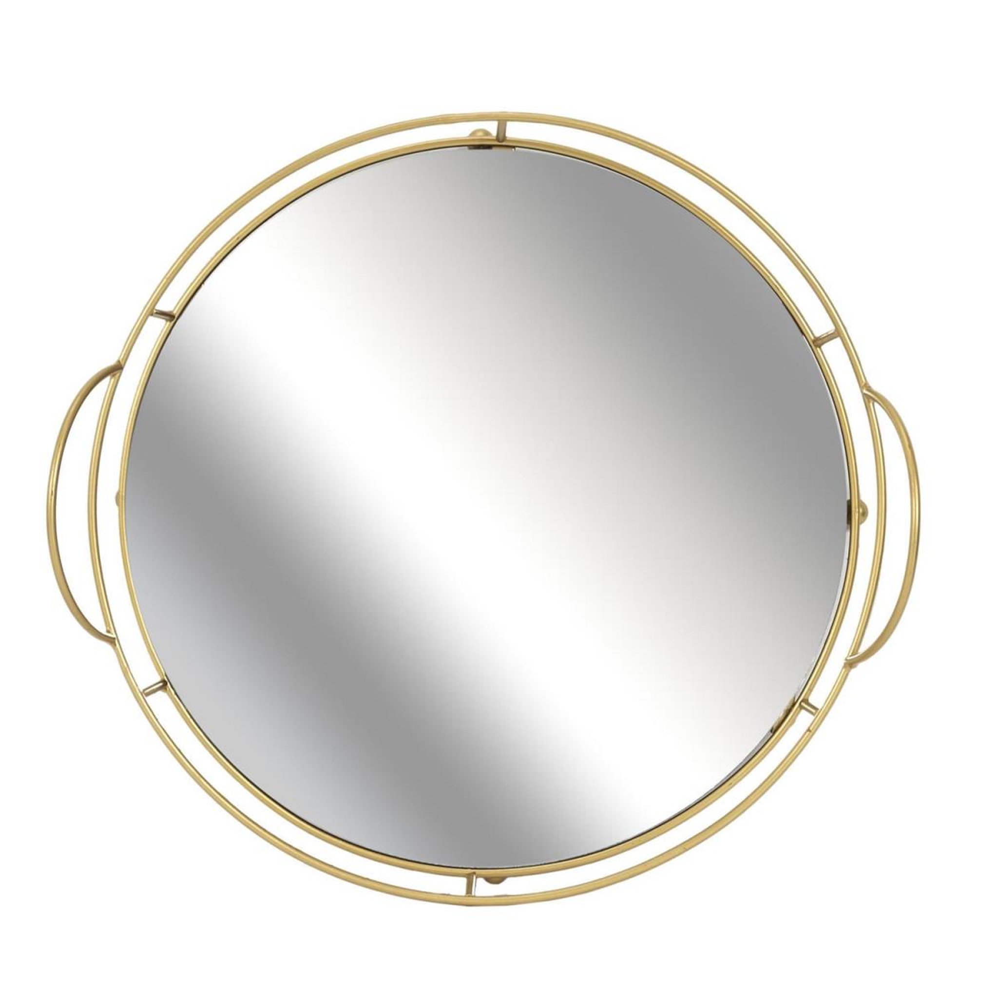 Voir la diapositive 3 : The Home Deco Factory Plateau de Présentation  Miroir  32cm Or