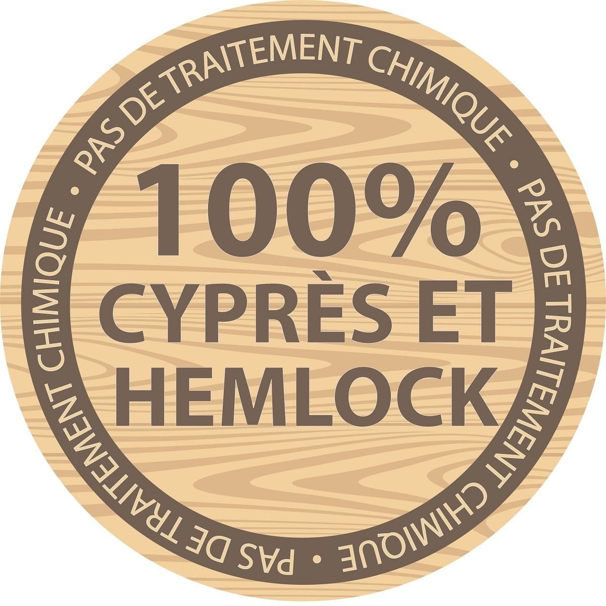 PRAGMA Aire de jeux avec toboggan et bac à sable-Bois- 2,88m