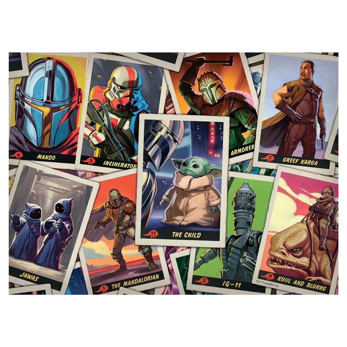 RAVENSBURGER Puzzle 500 p baby yoda star wars mandalorian