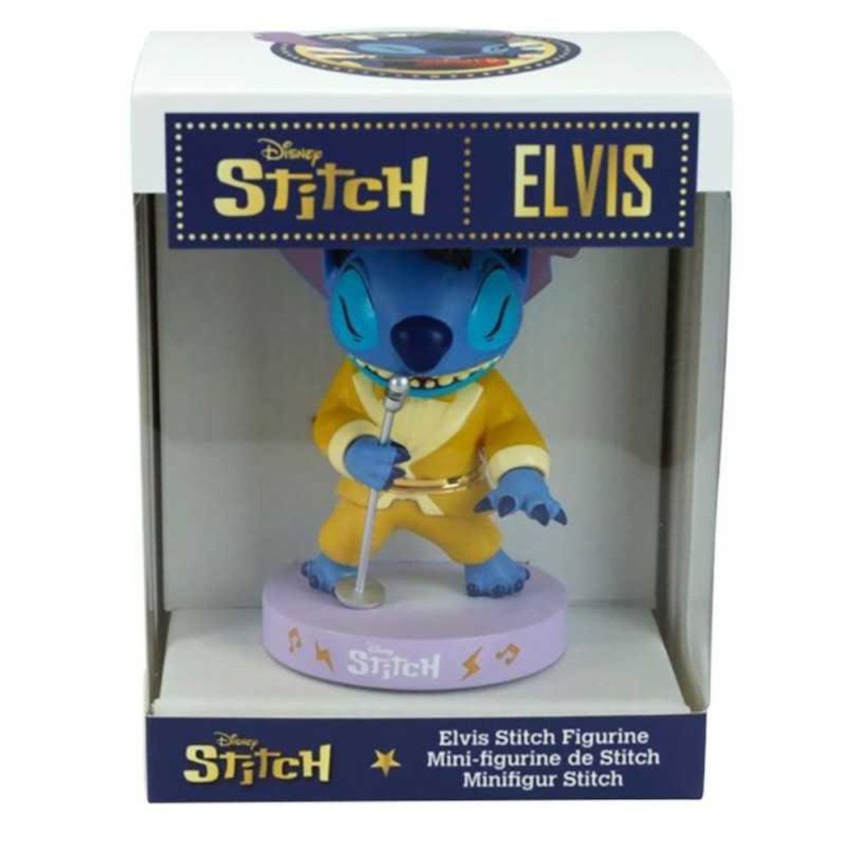 DISNEY Figurine Disney Stitch Costume Doré Grand Jester