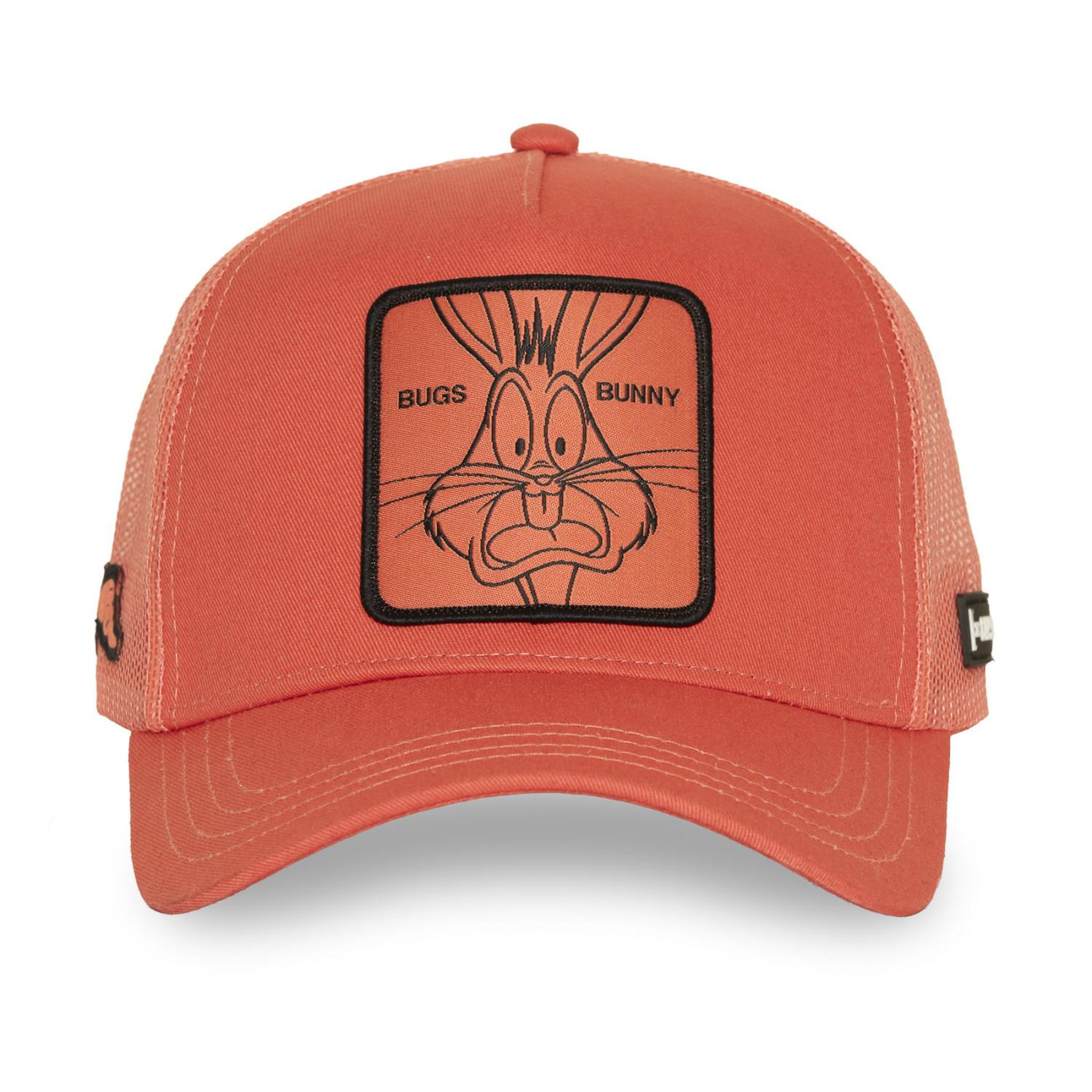 Voir la diapositive 2 : CAPSLAB Casquette trucker avec filet et patch looney tunes bug