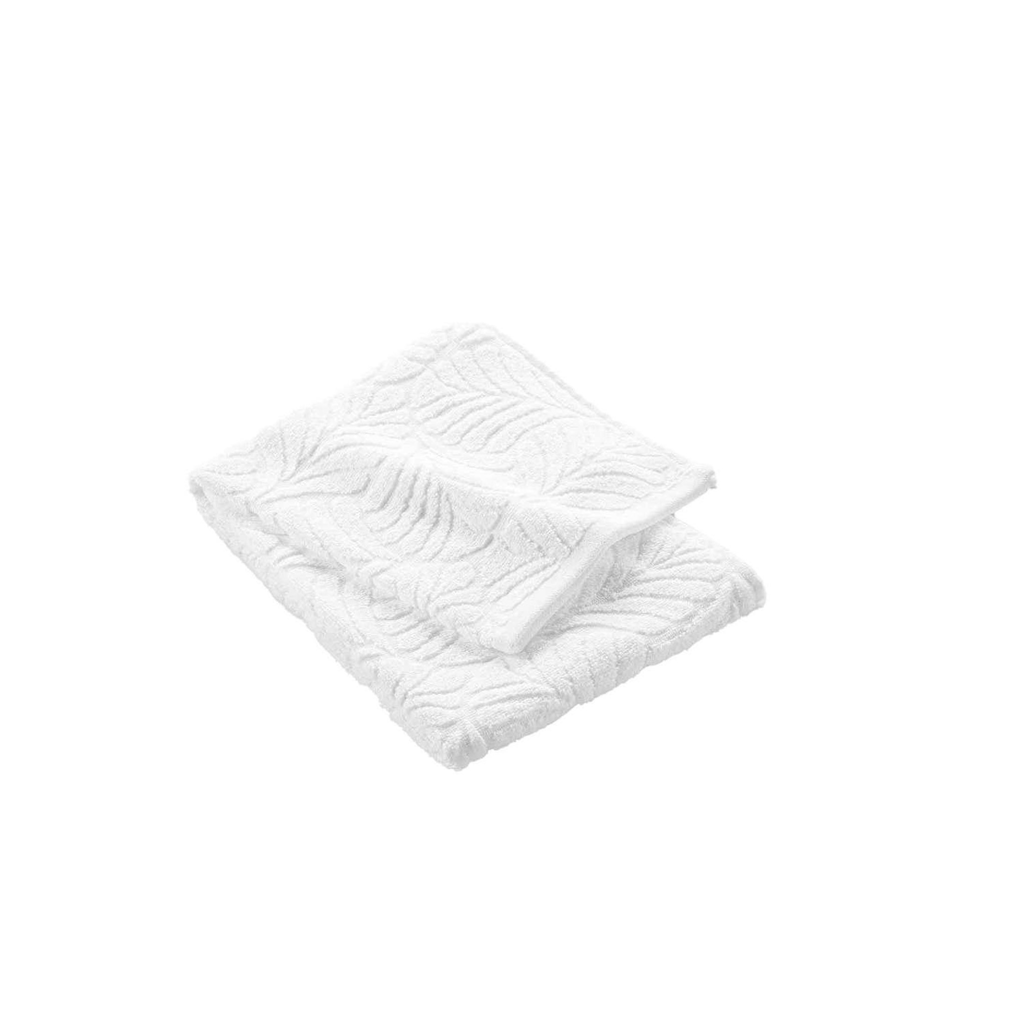 Douceur d'Intérieur Serviette de toilette OCALA - Eponge ciselée unie. Coloris disponibles : Gris