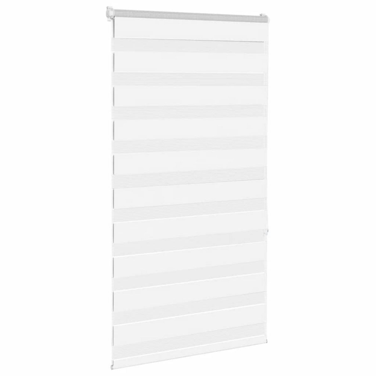 VIDAXL Store zebre blanc 85x150 cm largeur du tissu 80,9 cm polyester