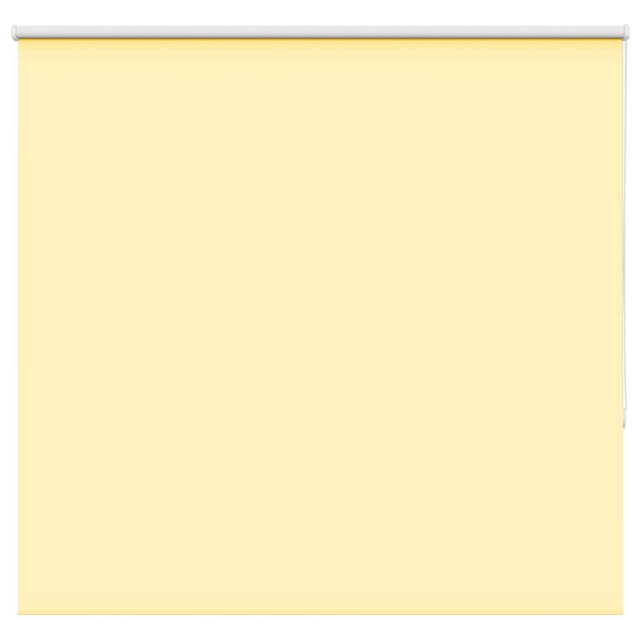 VIDAXL Store enrouleur occultant jaune largeur du tissu 151,6 cm