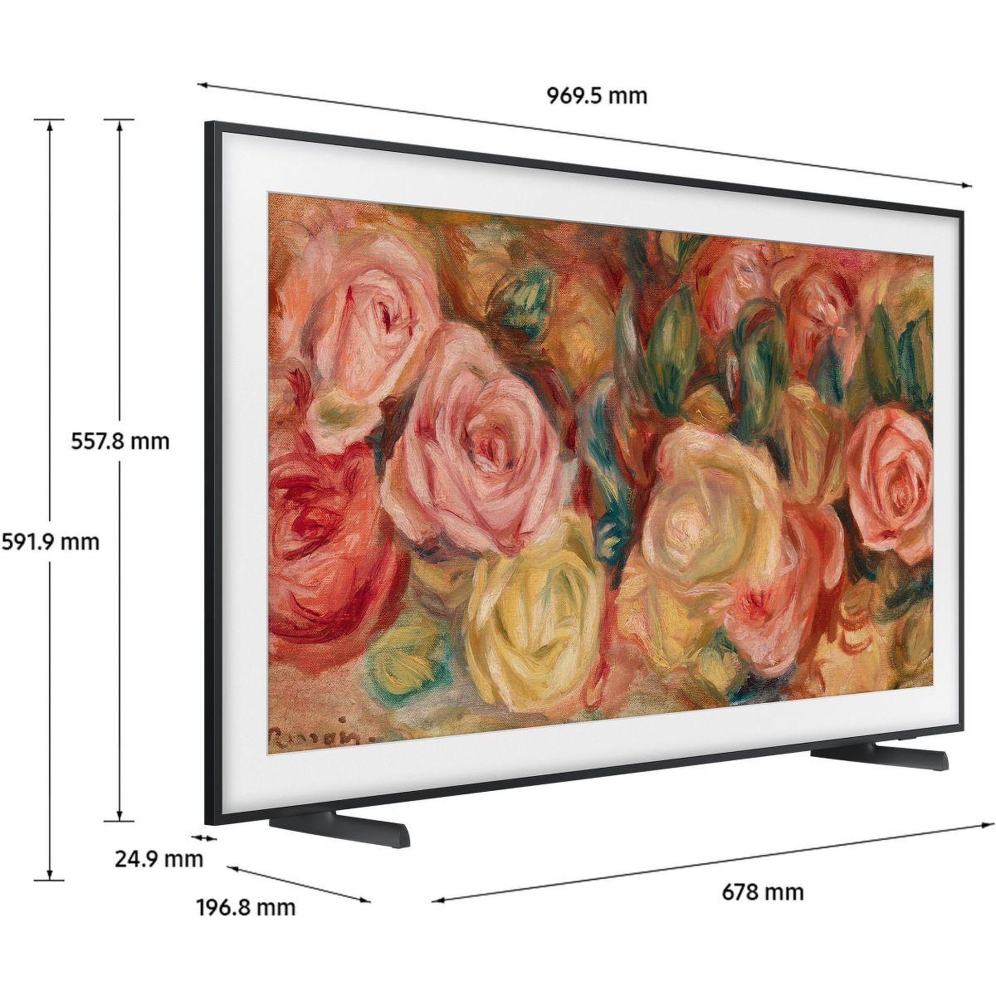 Voir la diapositive 3 : Samsung TV QLED The Frame TQ43LS03D 2024 -43pouces 108cm