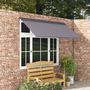 Voir la diapositive 2 : OUTSUNNY Store banne manuel rétractable inclinaison réglable 300 x 120 cm alu polyester gris