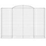 Voir la diapositive 4 : VIDAXL Paniers a gabions arques 6 pcs 300x50x200/220 cm fer galvanise