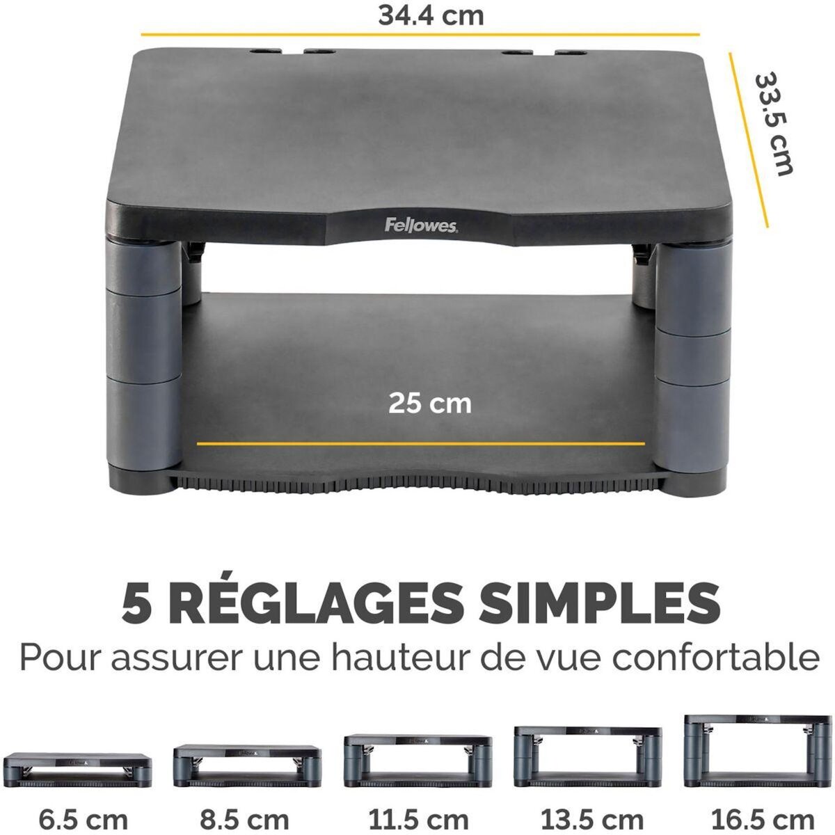 Fellowes SUPPORT moniteur réglable en hauteur Premium