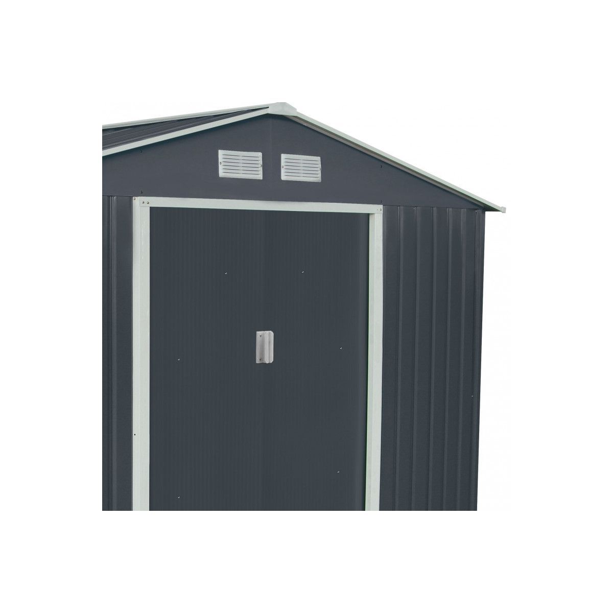 X Métal Abri de jardin métal - Anthracite - 7,06m²