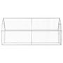 Voir la diapositive 5 : VIDAXL Cage pour poules argente 400x105x182 cm acier galvanise