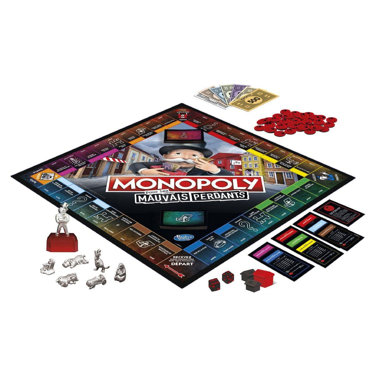 HASBRO Jeu Monopoly Mauvais Perdants