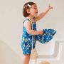 Voir la diapositive 6 : Petit Béguin Barboteuse bébé + chapeau en popeline Flora