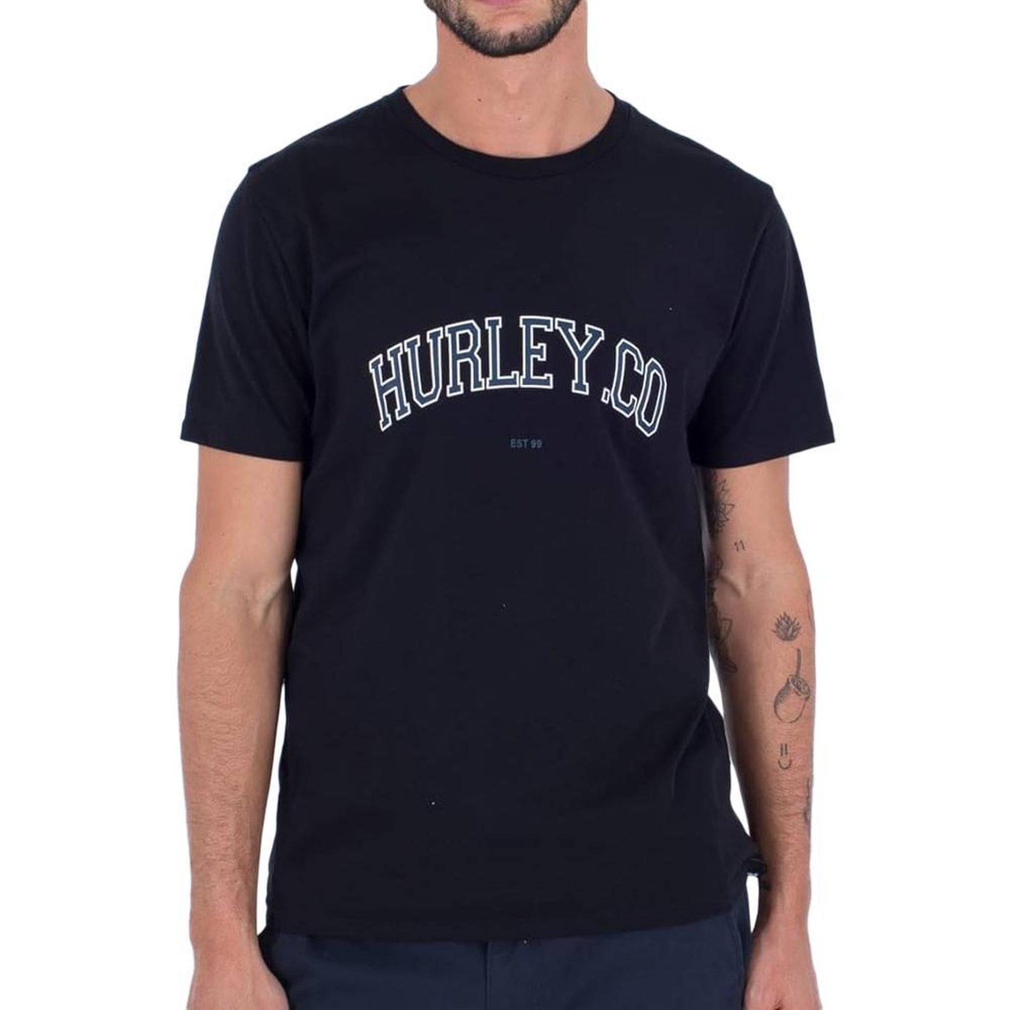 Voir la diapositive 1 : HURLEY T-shirt Noir Homme Hurley H20 Dri Authentic