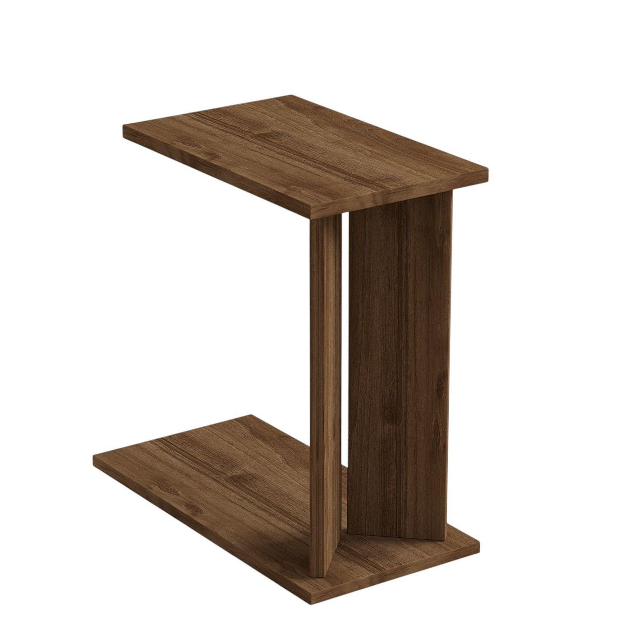 Habitat et Jardin Table d'appoint en bois  lun  - 25 x 50 x 48 cm - marron
