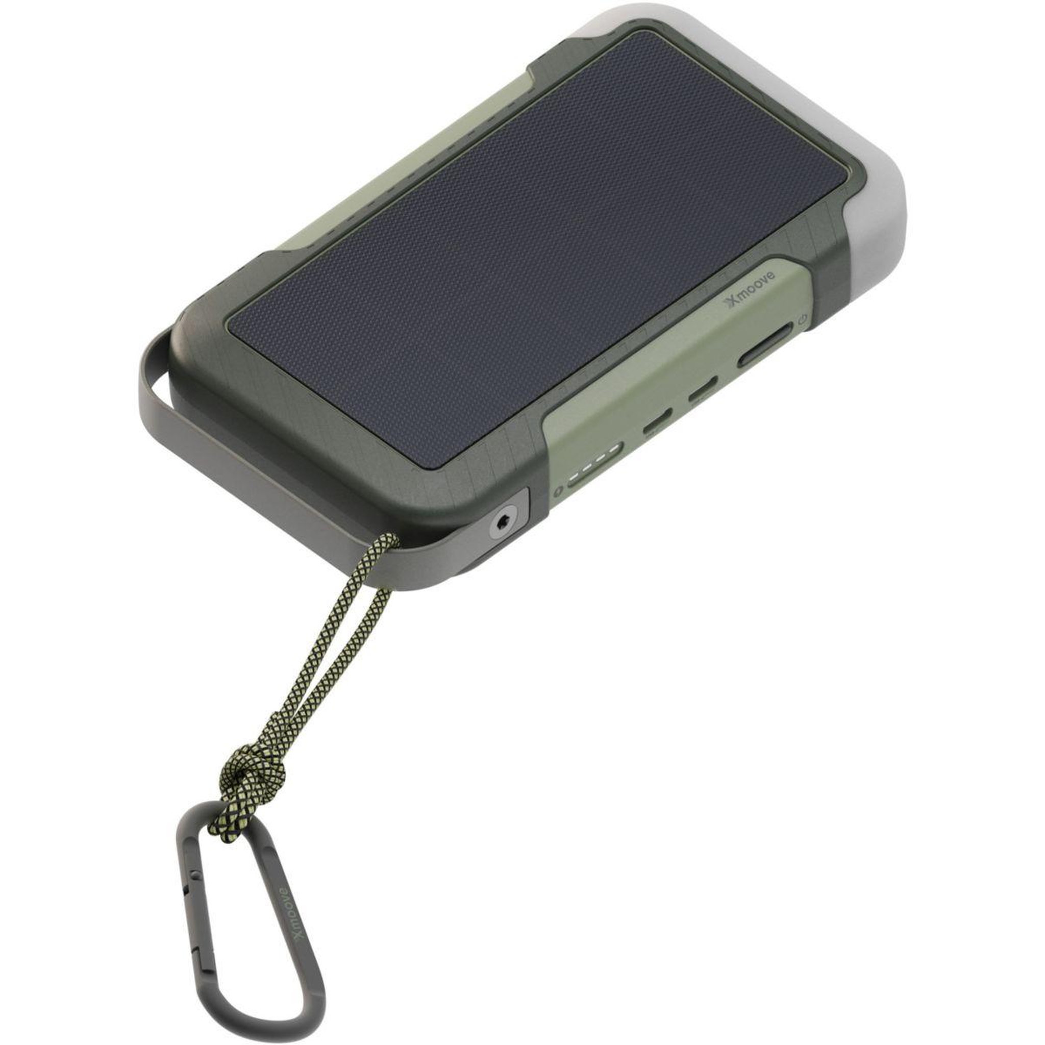 Voir la diapositive 4 : X-moove Batterie externe 16000 mah solargo pocket lampe torche