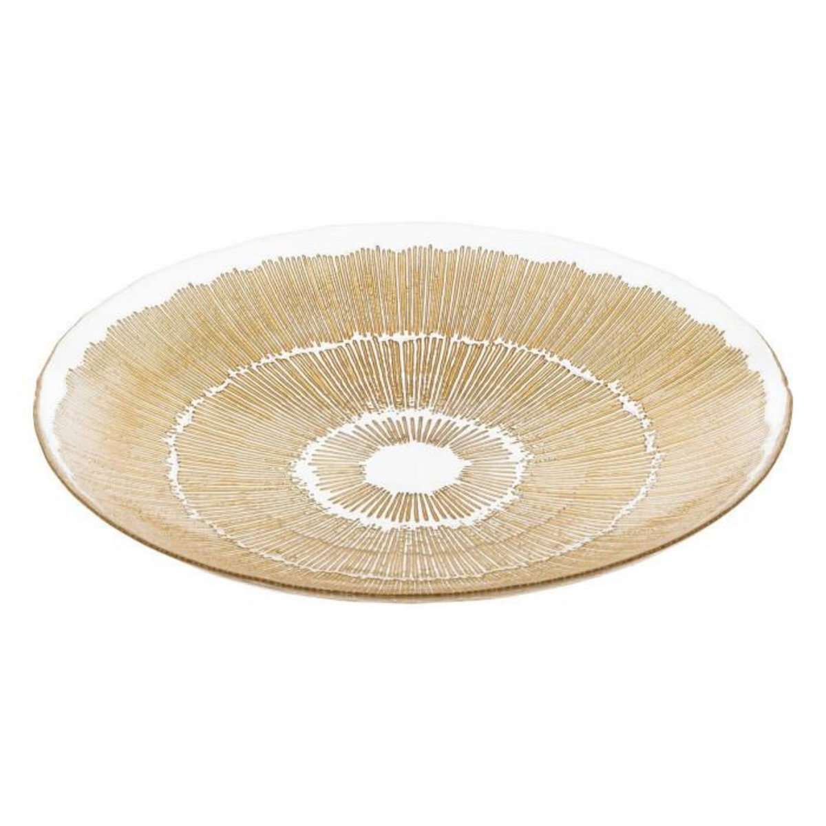 ATMOSPHERA Coupelle Déco en Verre  Djina  34cm Or