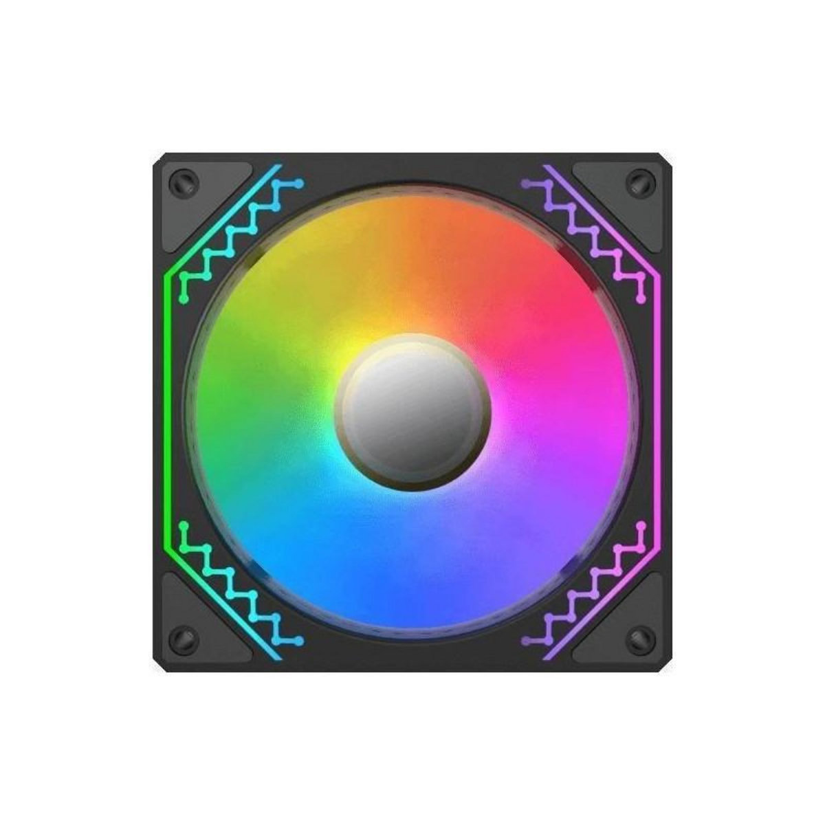 Xigmatek XIGMATEK - Starz Pro (Noir) (Pack de 3) - Ventilateurs 3x120mm A-RGB pour boitier PC
