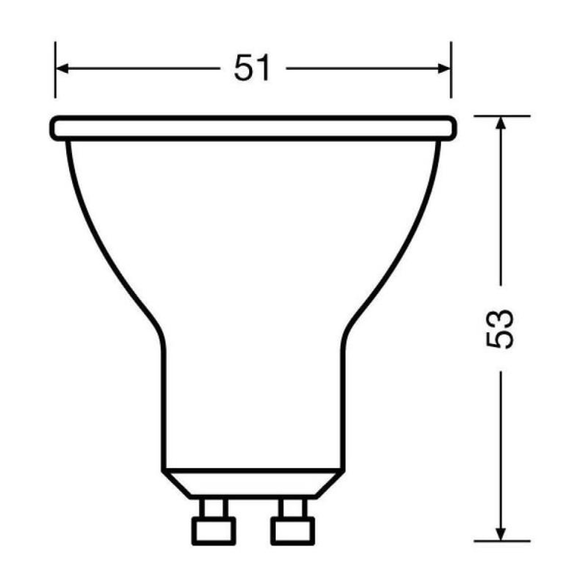 Osram OSRAM BTE3 Spot PAR16 LED 36? verre 2,6W35 GU10 chaud