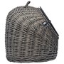 Voir la diapositive 5 : VIDAXL Cage de transport pour chats Gris 60x45x45 cm Saule naturel