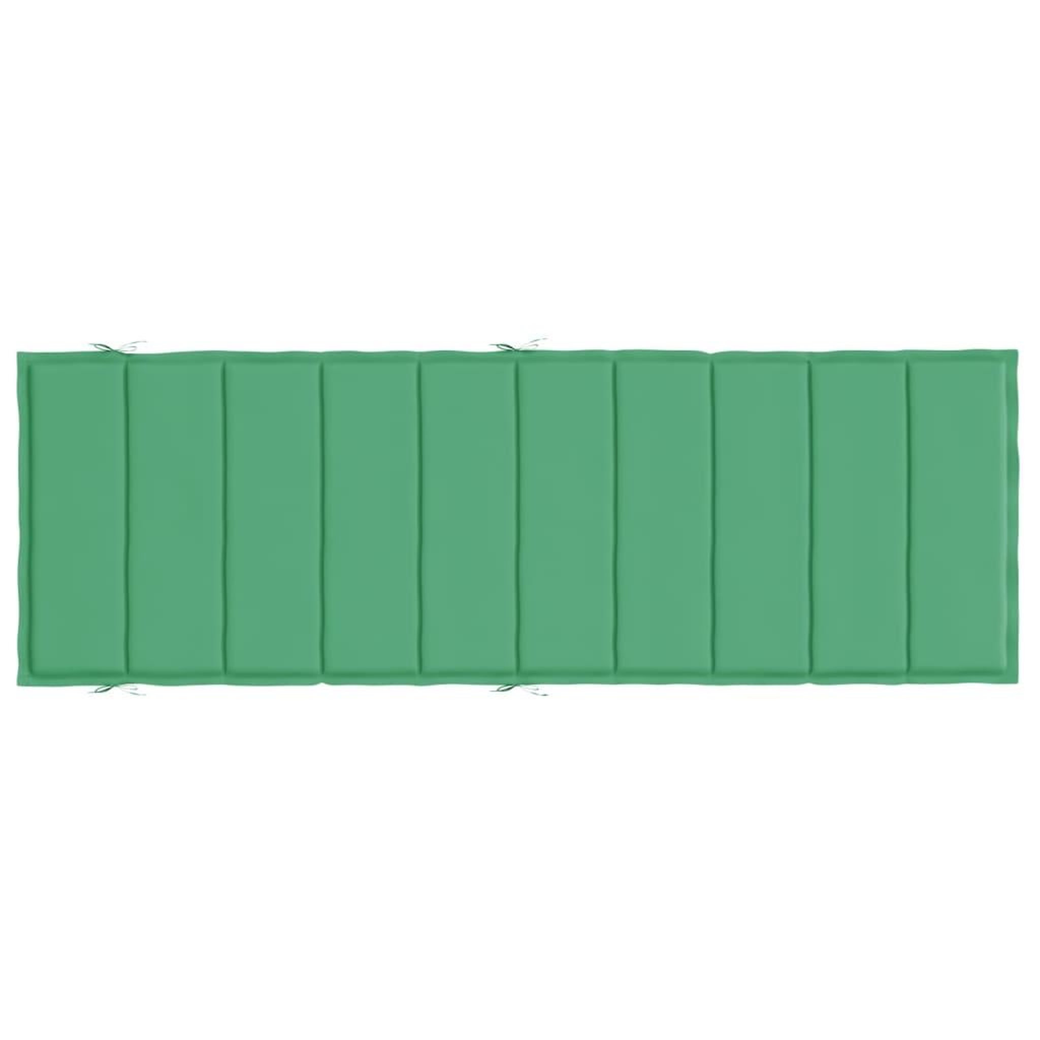 Voir la diapositive 4 : VIDAXL Coussin de chaise longue vert 186x58x3 cm tissu oxford