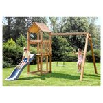 Soulet Aire de jeux avec toboggan - Bois - H2,36m - NOUMEA