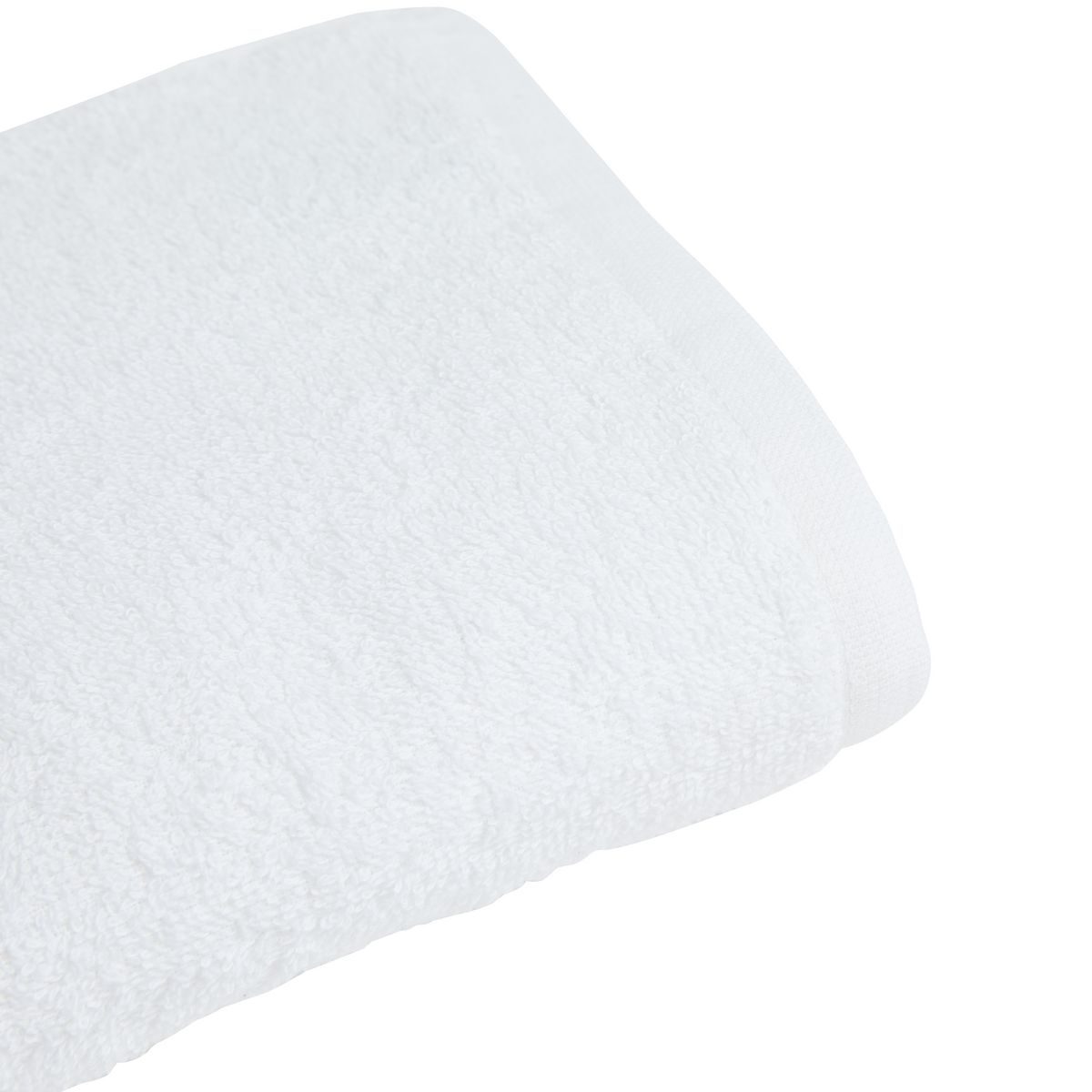 POUCE Drap de bain uni en coton bouclé 300 gr/m2