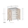 Voir la diapositive 4 : Meuble à chaussures 2 portes L90cm BARI