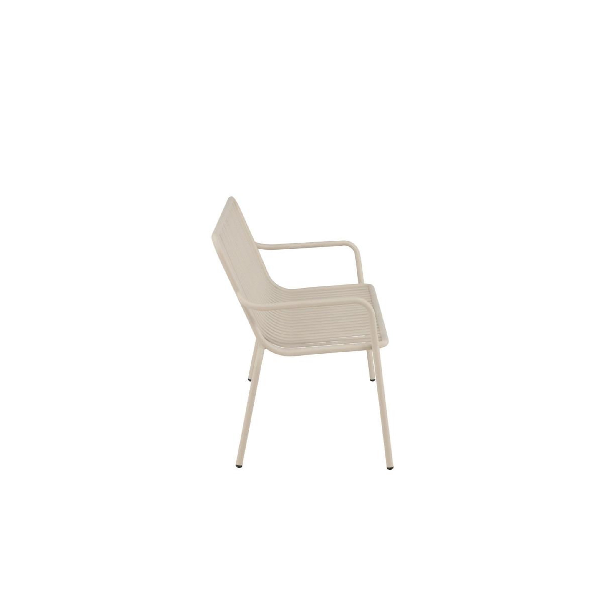 Voir la diapositive 4 : Paris Prix Banc de jardin en métal  peking  130cm beige