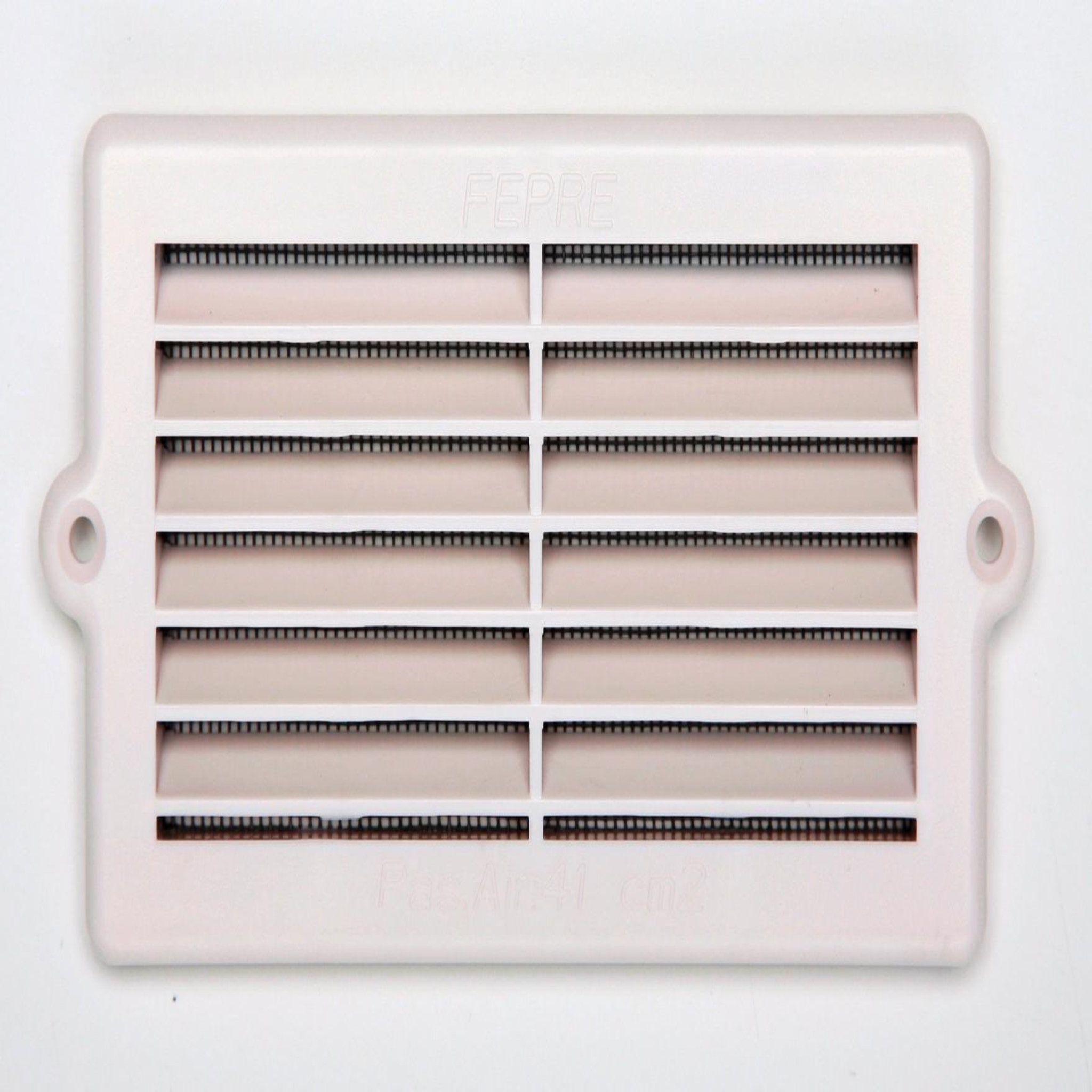 CENTRALE BRICO Grille d'aération abs naturel, L.8 x l.16.4 cm