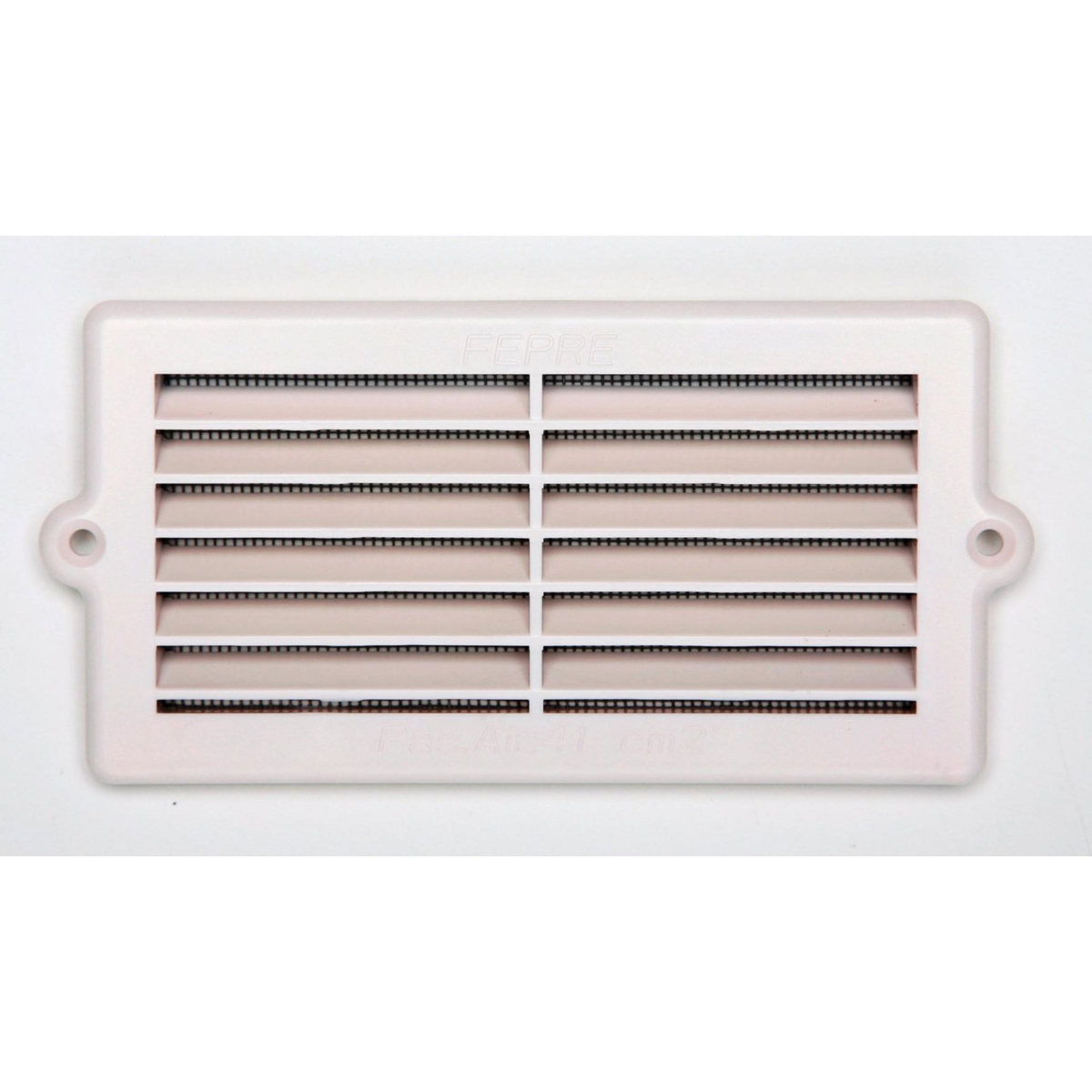 CENTRALE BRICO Grille d'aération abs naturel, L.8 x l.16.4 cm