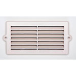 CENTRALE BRICO Grille d'aération abs naturel, L.8 x l.16.4 cm