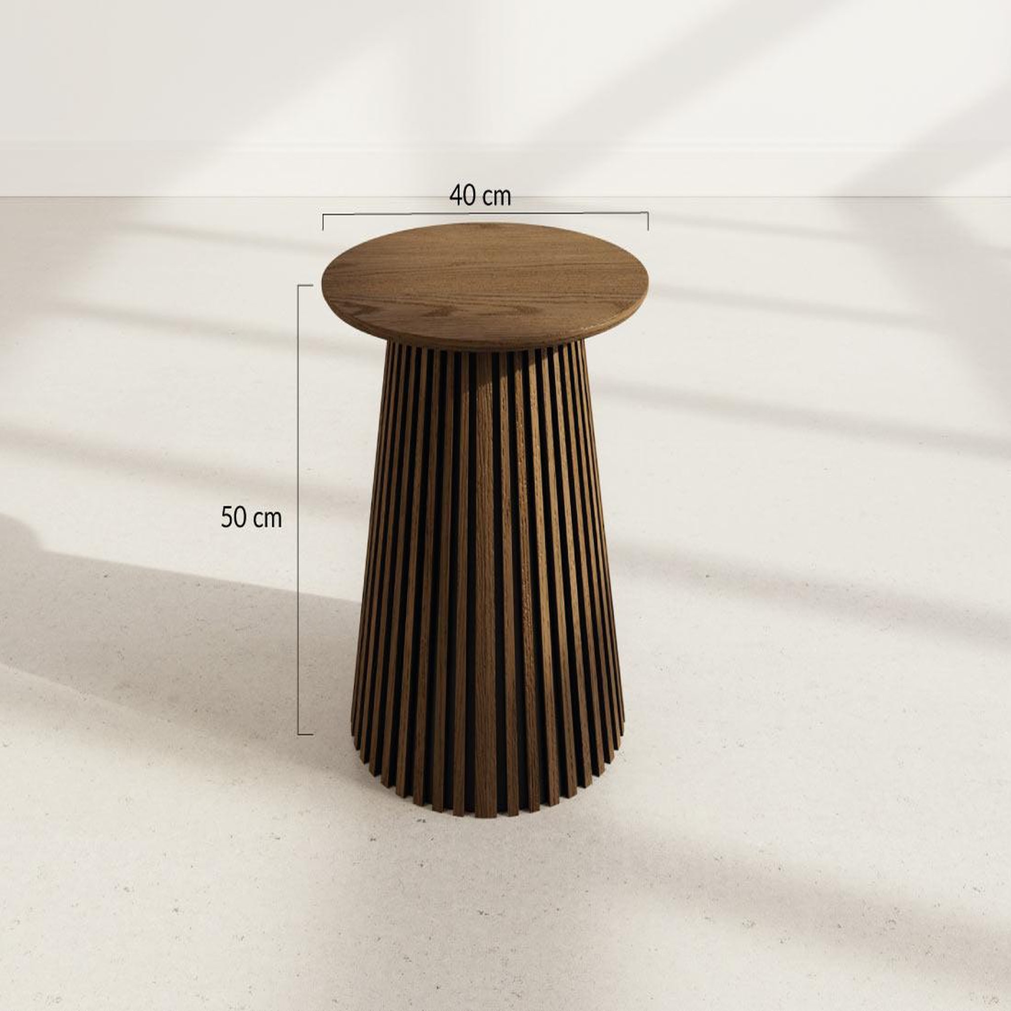 Voir la diapositive 4 : BEST MOBILIER Freya - bout de canapé - 40x50 cm