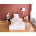 Home collection Parure housse de couette 2pcs 140x200 100% microfibre - bambina