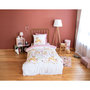 Voir la diapositive 1 : Home collection Parure housse de couette 2pcs 140x200 100% microfibre - bambina