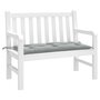 Voir la diapositive 1 : VIDAXL Coussin de banc de jardin gris clair melange 100x50x7 cm tissu