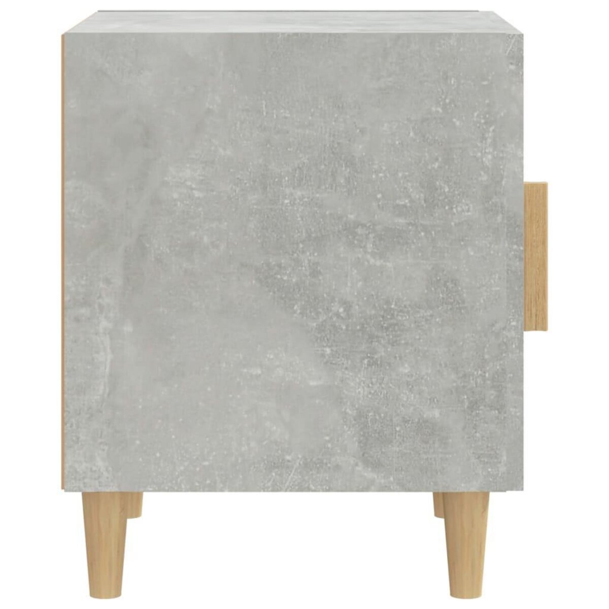 VIDAXL Table de chevet Gris beton Bois d'ingenierie