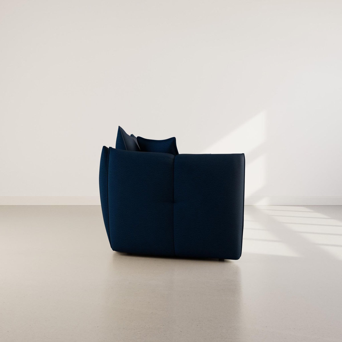 LISA DESIGN Cassiopee - canapé d'angle droit 4 places en tissu texturé