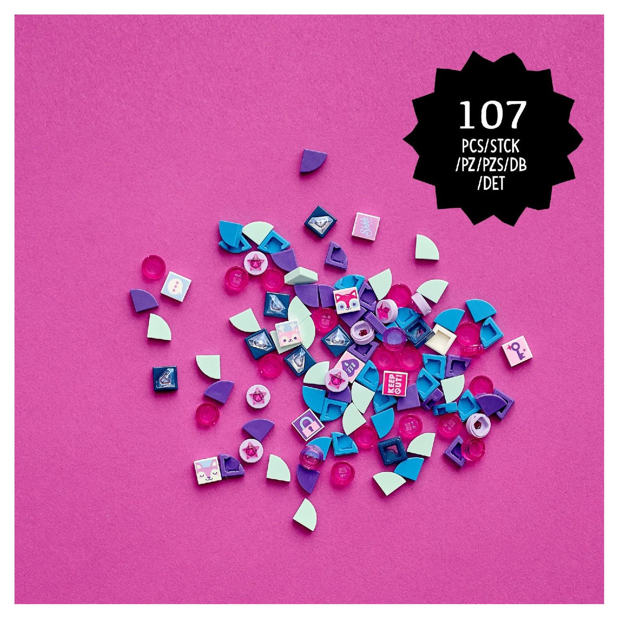 Voir la diapositive 3 : LEGO DOTS 41921 Tuiles de décoration DOTS