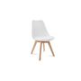 Voir la diapositive 2 : Lot de 2 chaises pieds bois massif LYDIA