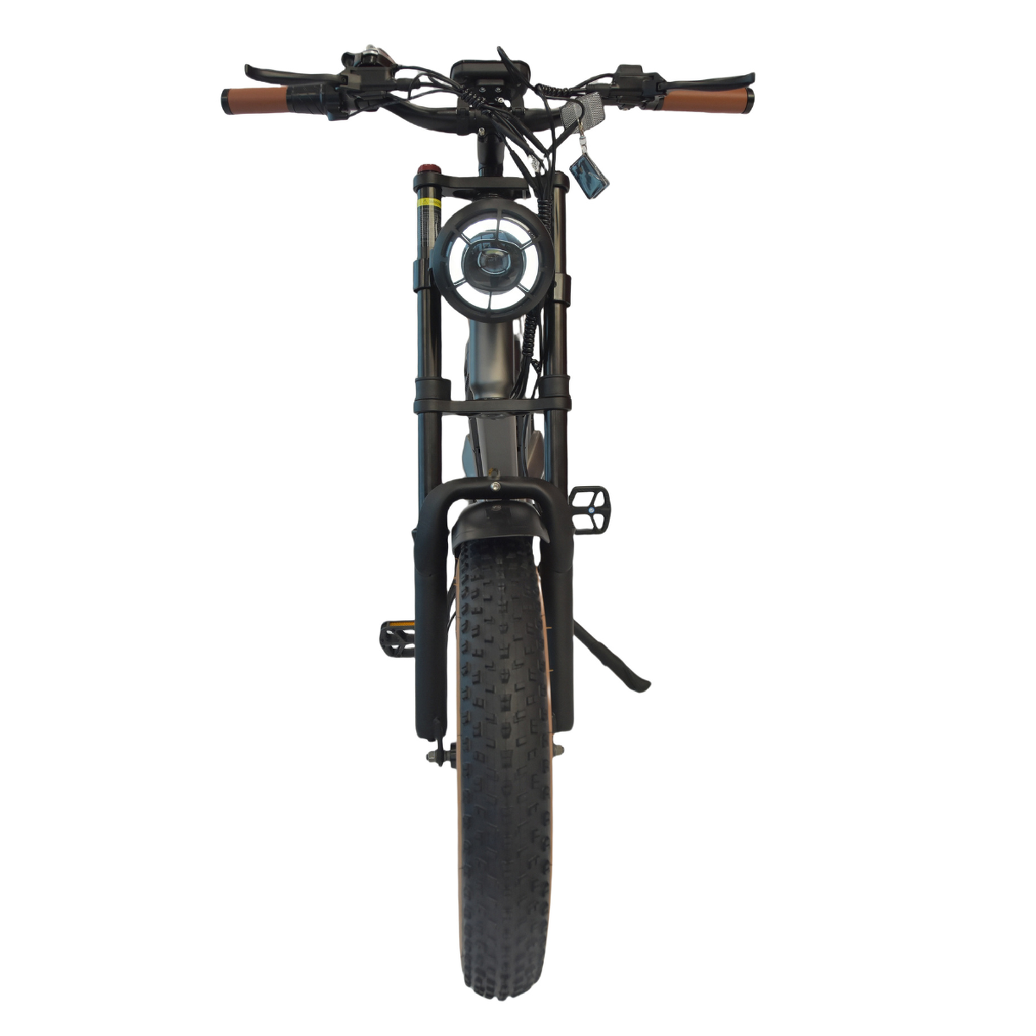 Voir la diapositive 3 : DYU Vélo électrique DYU M20, tout-terrain, batterie 48 V 18,2 Ah, marron