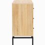 Voir la diapositive 5 : HOMIFAB Commode 3 tiroirs effet bois 105 cm - Talia