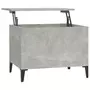 VIDAXL Table basse Gris beton 60x44,5x45 cm Bois d'ingenierie