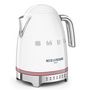 Voir la diapositive 2 : SMEG Bouilloire électrique 1.7l 2400w blanc - KLF04IDFEU